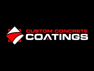 Custom Concrete Coatings  logo design by jaize