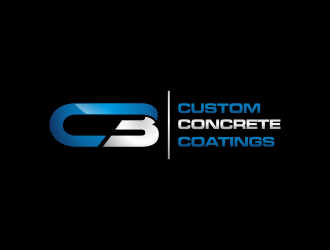Custom Concrete Coatings  logo design by ammad