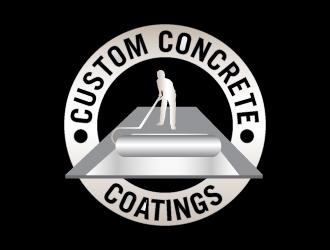 Custom Concrete Coatings  logo design by Cyds