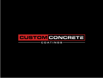 Custom Concrete Coatings  logo design by johana