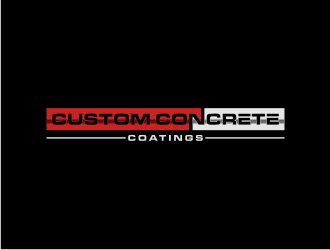 Custom Concrete Coatings  logo design by johana