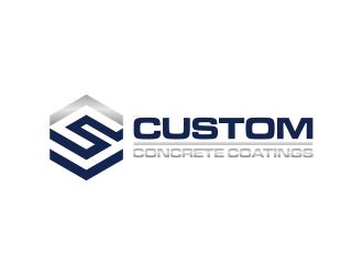 Custom Concrete Coatings  logo design by ammad