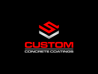 Custom Concrete Coatings  logo design by ammad