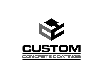 Custom Concrete Coatings  logo design by ammad