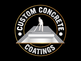 Custom Concrete Coatings  logo design by Cyds
