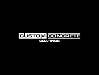 Custom Concrete Coatings  logo design by wongndeso