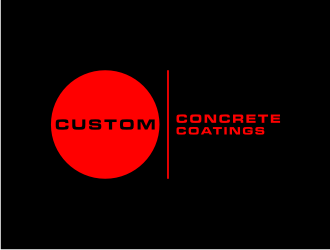 Custom Concrete Coatings  logo design by Zhafir