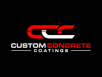 Custom Concrete Coatings  logo design by creator_studios