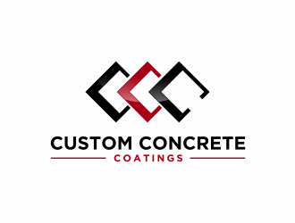 Custom Concrete Coatings  logo design by ammad