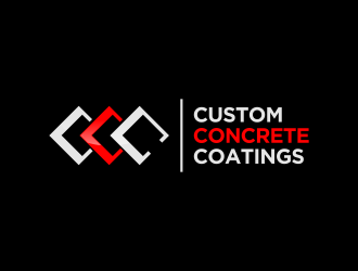 Custom Concrete Coatings  logo design by ammad