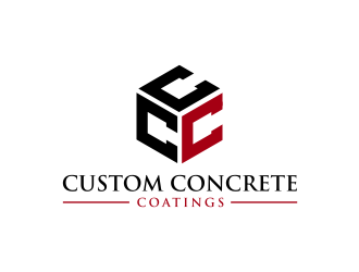 Custom Concrete Coatings  logo design by ammad