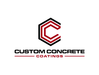 Custom Concrete Coatings  logo design by ammad