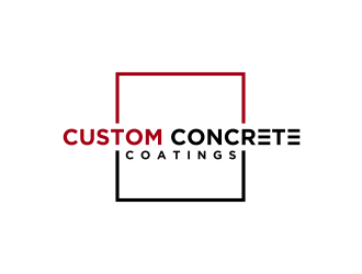 Custom Concrete Coatings  logo design by ammad