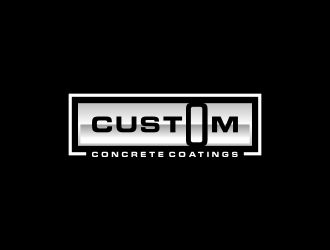 Custom Concrete Coatings  logo design by CreativeKiller