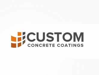 Custom Concrete Coatings  logo design by samueljho