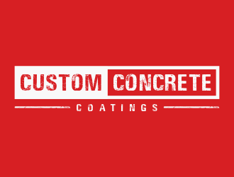 Custom Concrete Coatings  logo design by berkahnenen
