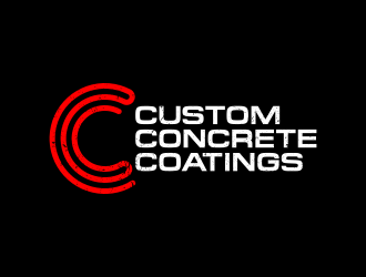 Custom Concrete Coatings  logo design by Dakon
