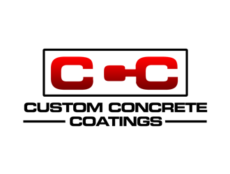 Custom Concrete Coatings  logo design by kunejo