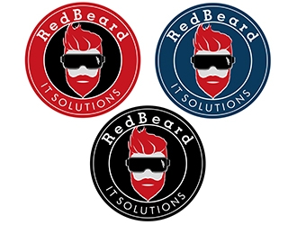 RedBeard IT Solutions logo design by Aqif
