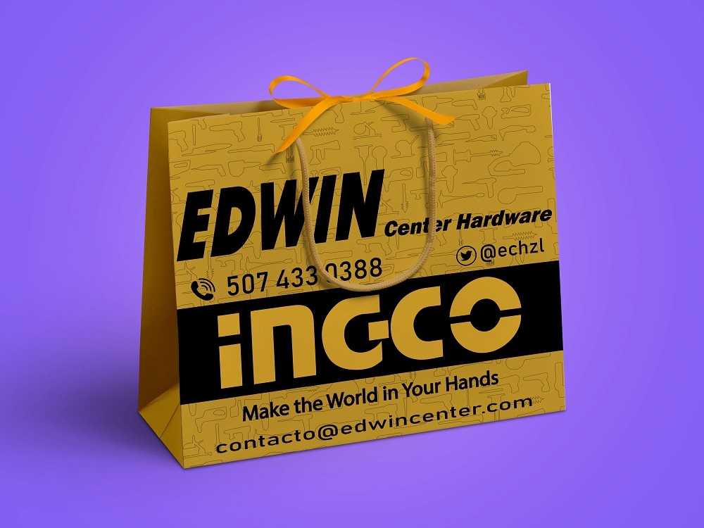 EDWIN CENTER HARDWARE Logo Design
