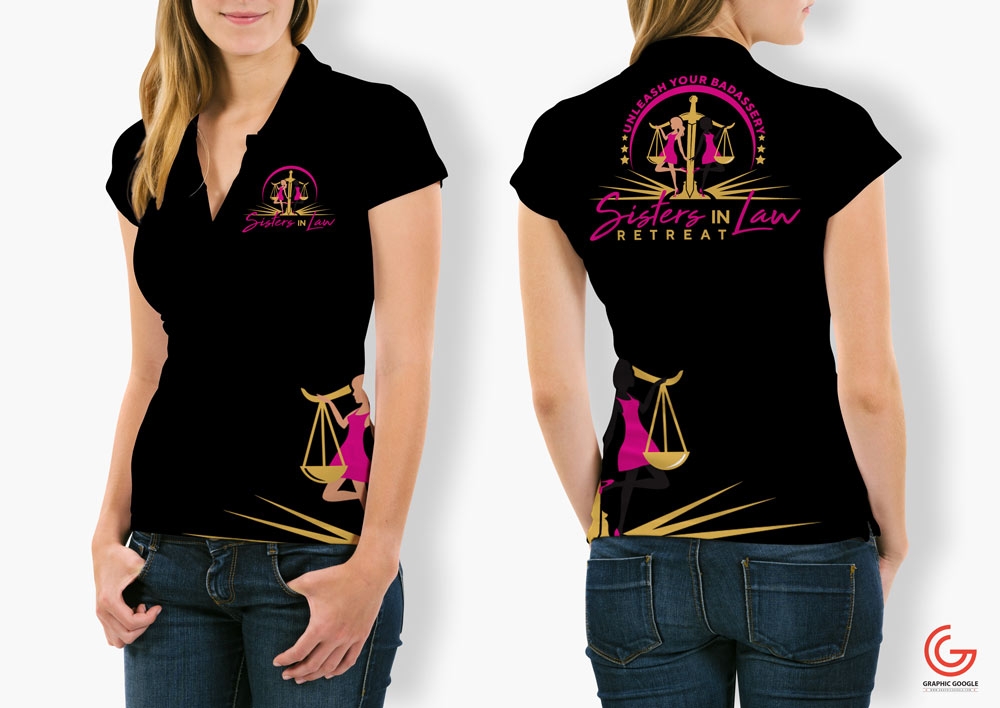 Sisters In Law Retreat logo design by ManishKoli