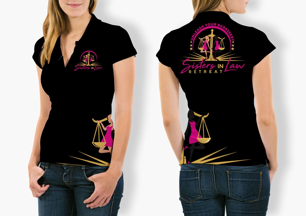 Sisters In Law Retreat logo design by ManishKoli