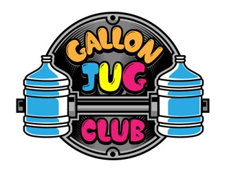 Gallon Jug Club logo design by DreamLogoDesign