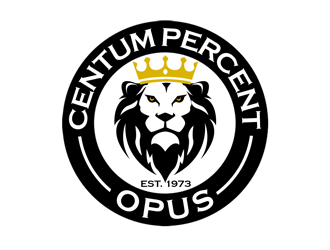 100% Work or One Hundred Percent Work logo design by kunejo