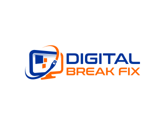 Digital Break Fix logo design by IrvanB