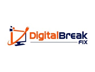 Digital Break Fix logo design by usef44