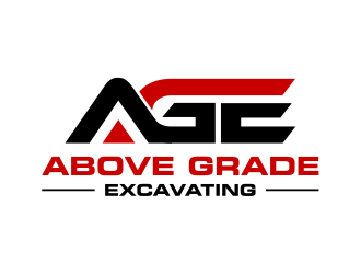 Above Grade Excavating  logo design by cintoko