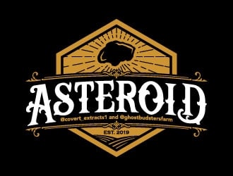 Asteroid logo design by daywalker