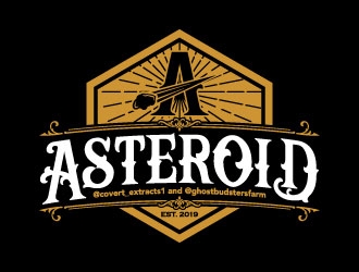 Asteroid logo design by daywalker