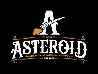 Asteroid logo design by daywalker