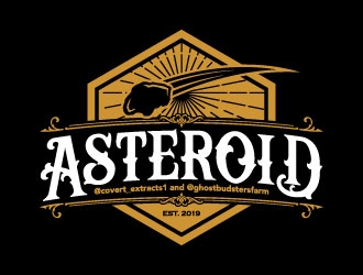 Asteroid logo design by daywalker