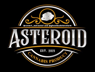 Asteroid logo design by Benok