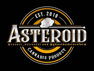 Asteroid logo design by Benok