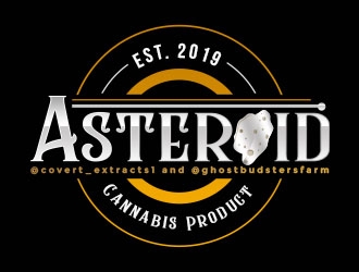 Asteroid logo design by Benok