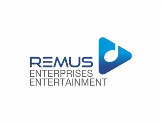Remus Enterprises Entertainment logo design by sarungan