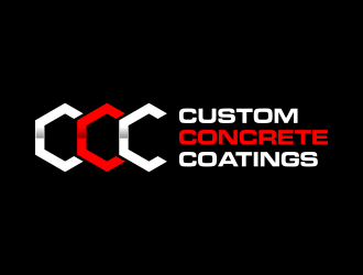 Custom Concrete Coatings  logo design by creator_studios