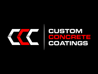 Custom Concrete Coatings  logo design by creator_studios