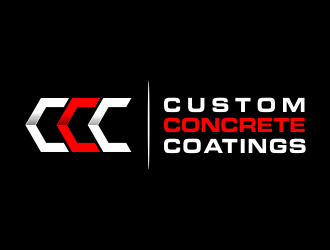 Custom Concrete Coatings  logo design by creator_studios