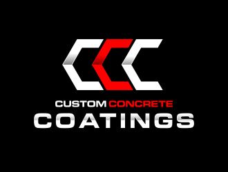 Custom Concrete Coatings  logo design by creator_studios