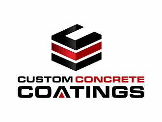 Custom Concrete Coatings  logo design by hidro