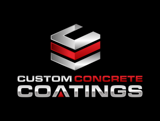 Custom Concrete Coatings  logo design by hidro