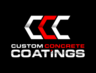 Custom Concrete Coatings  logo design by creator_studios