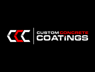 Custom Concrete Coatings  logo design by creator_studios