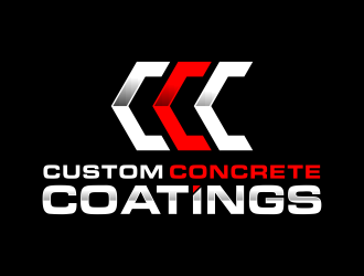 Custom Concrete Coatings  logo design by creator_studios