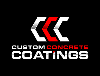Custom Concrete Coatings  logo design by creator_studios