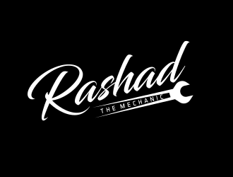 Rashad the mechanic logo design by Rossee